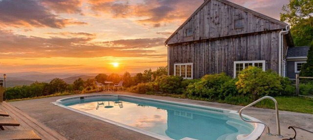 Skybarn Vermont | Pool, 100-Mile Views, Historic Barn