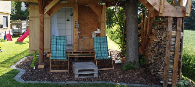 Sleeping on stilts in our tree house