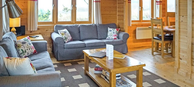 Spacious and luxurious lodge.