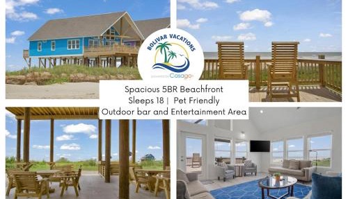 Spacious Beachfront 5BR with Gorgeous Ocean views - Blue Footed