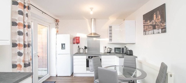 Spacious two bed house with parking and garden