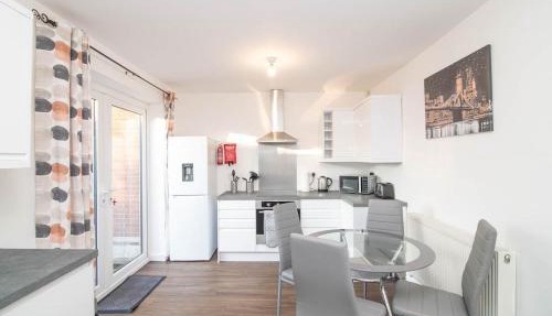 Spacious two bed house with parking and garden