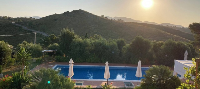 Spacious villa, stunning sea views, large private swimming pool and gardens.