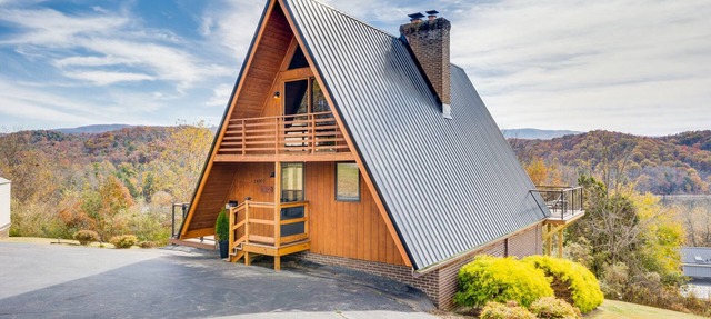 Stargazer Cabin- A Frame w/Lake & Mountain Views