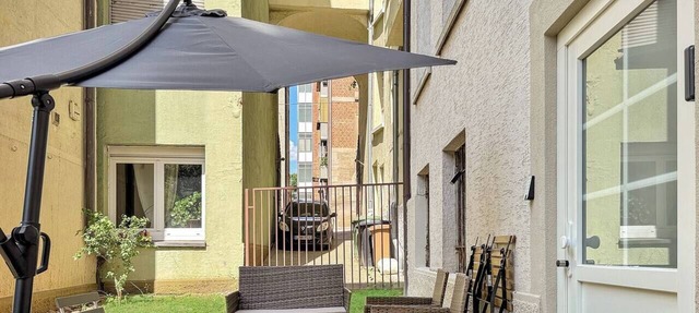 Stgt Gartenwohnung mit Patio – 4 Pers.