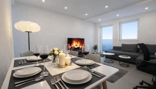 STN Apartment Suite - Ferienwohnung mit 2 Schlafzimmer & Parkplatz, Highspeed WLAN, Fußbodenheizung & Netflix Premium, Zentral zu Audi & Schwarz Gruppe