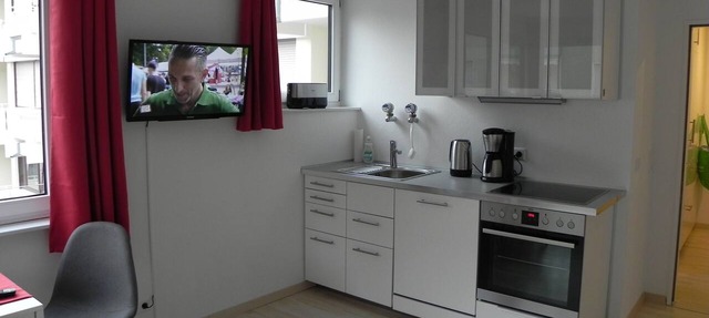 Studio apartment - central, parking lot, Danube+Ulm old town on foot
