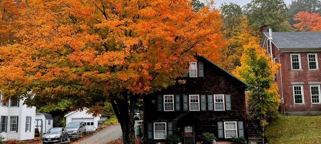Studio Apt with Full Kitchen. 1 minute stroll over picturesque bridge into town.