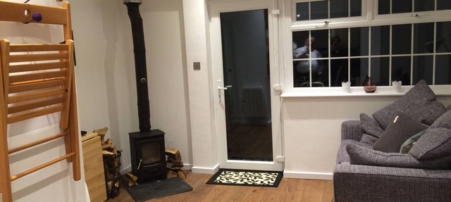 Stunning, countryside Studio With Woodburning stove