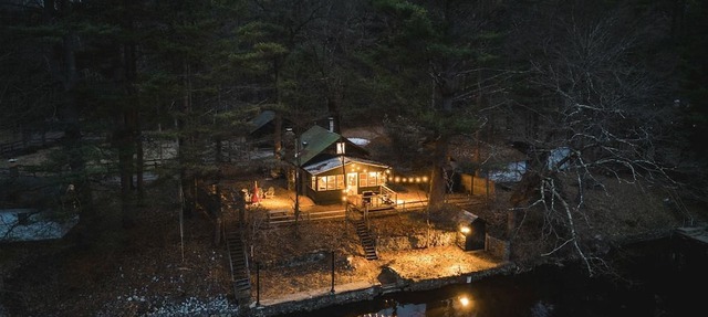 Stunning Waterfront Cabin with Private Dock Near Saratoga & Lake George | Corinth, New York