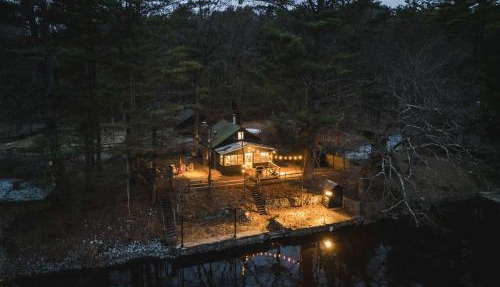 Stunning Waterfront Cabin with Private Dock Near Saratoga & Lake George | Corinth, New York