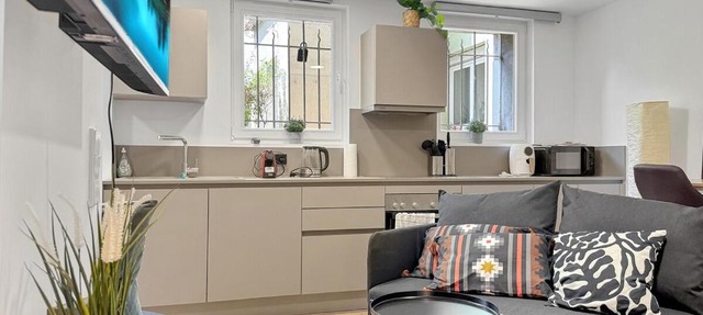 Stuttgarter Apt mit Terrasse für 4 Pers