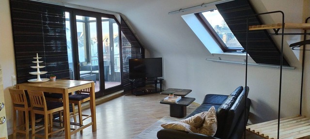 Super studio #6 over the roofs of Eschweiler near Aachen +Conservatory + balcony