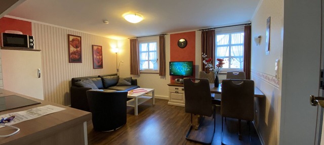 The "Mohnblume" vacation apartment impresses with its cozy atmosphere.