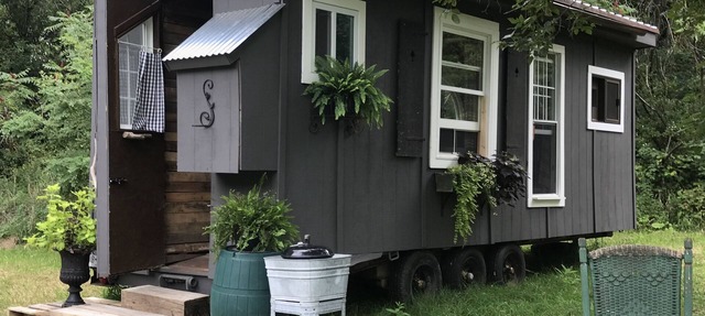 The Wanderers cozy Tiny House off-grid cabin on wheels