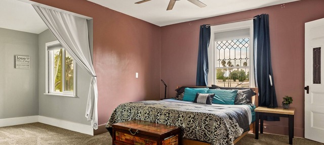 The whole group will be comfortable in this spacious and unique space.