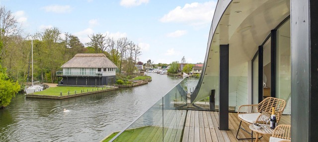This stunning waterside home offers an amazing space for families and friends.