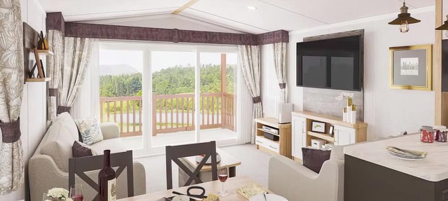 Three bedroom caravan, sleeping six people, perfect for relaxing by the coast.
