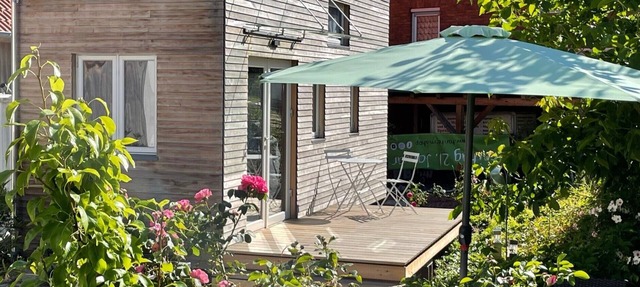 Tiny Home 'Friedlinde' with Shared Terrace, Shared Garden and Wi-Fi