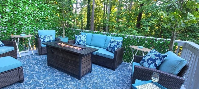 Tranquil 5B/3B w/Serene Lounging, Firepit, Massage Chair, & Universal EV Charger