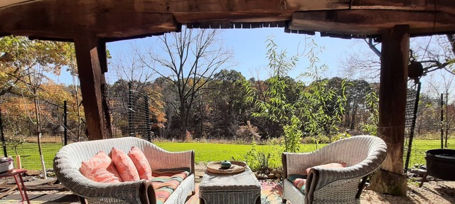 Tranquility and charm in a converted antique barn