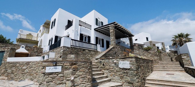 Typical Cycladic villa with a breathtaking sea view