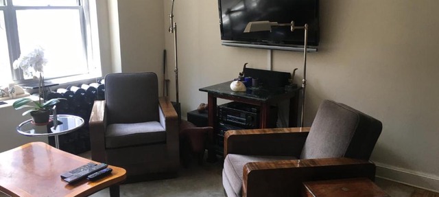 Upscale, large, high-ceilings, mid-town doorman NYC apartment centrally located