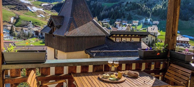 Vacation apartment with a wonderful view of the mountains