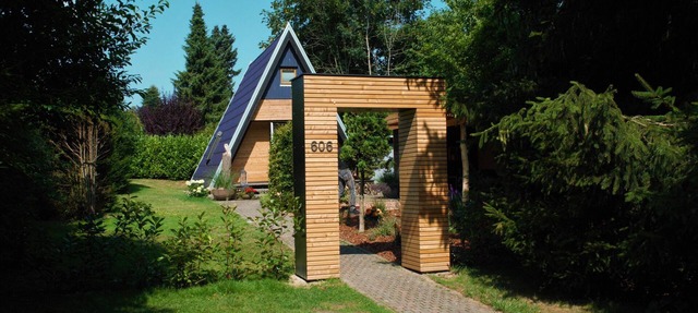 Vacation home Baumberge, owl's nest directly on the edge of the forest