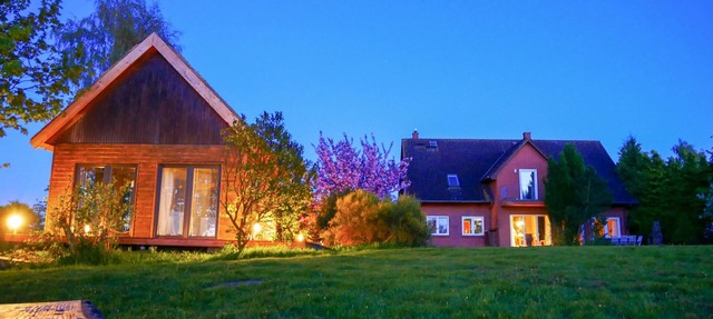Vacation home for up to 12 people on the Baltic Sea/Bodden with rowing boat and sauna
