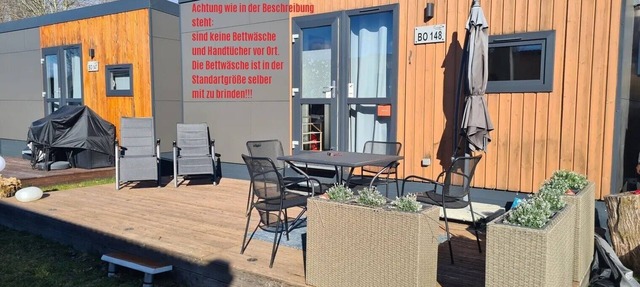 Vacation Home "Tiny House Lohse" with Private Terrace & Wi-Fi