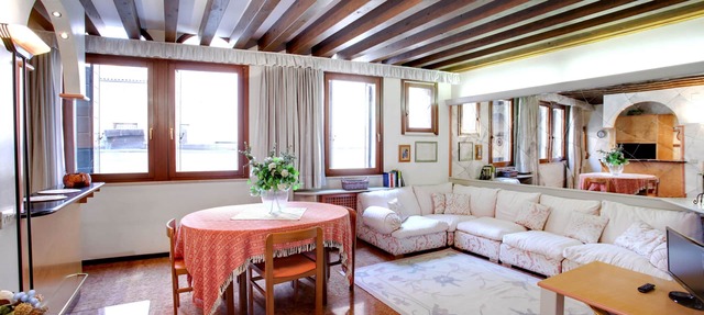 Very central apartment in Venice for 5 - Available on request for long stays