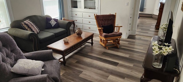 Very spacious, clean, and comfortable first floor unit. Close to major highway!
