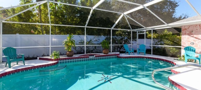 Villa, Private Pool, 2 Miles from Manasota Beach, Pet Friendly