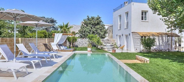 Villa Tindaro: A modern and graceful two-story villa with the fascination of the typical courtyard houses of Salento area, with Free WI-FI.
