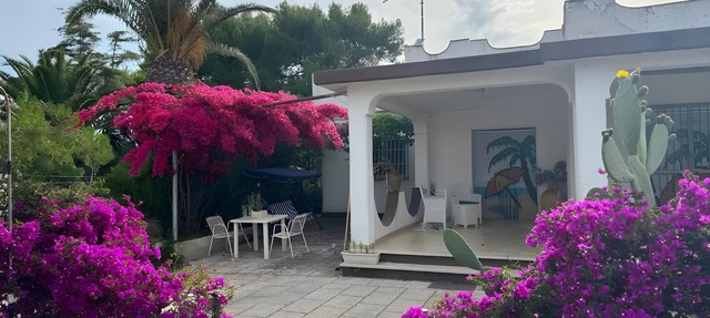 Villa 'Torretta - Mare Salento' with Sea View, Private Garden and Air Conditioning