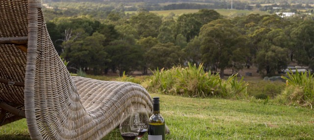 Vineyard accommodation with stunning views