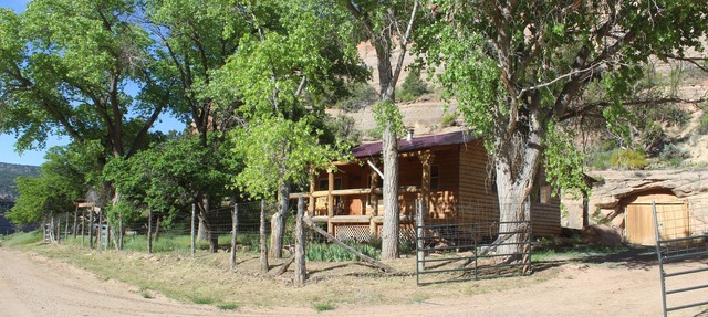 Vineyard views from our cozy Montezuma Cabin