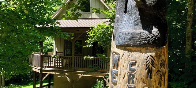 Whimsical Creekside Cabin
