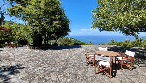 White stone house with great sea view