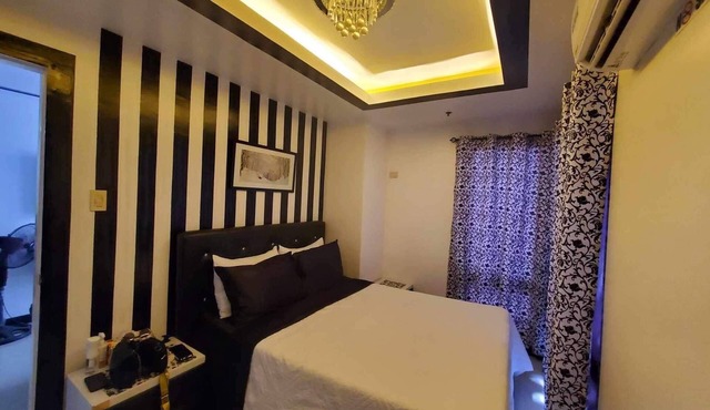 1-bedroom condo in brilliant Manila with AC, fitness room, WiFi