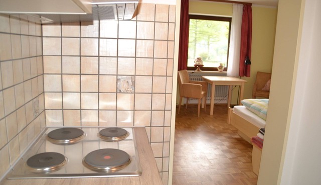 1 Cozy vacation apartment for 2 persons, 20sqm, balcony or terrace