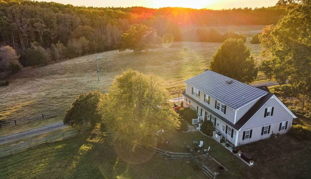 106 acre Farm with Animals, River & Private Pond, near Wineries and Breweries