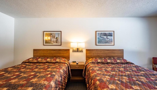 115 Two Queen Room with Woodland View studio