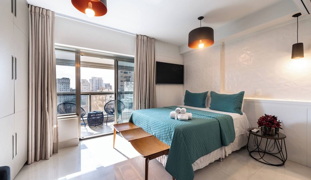 1314 Studio Premium Centro SP Garage & Pool & Gym