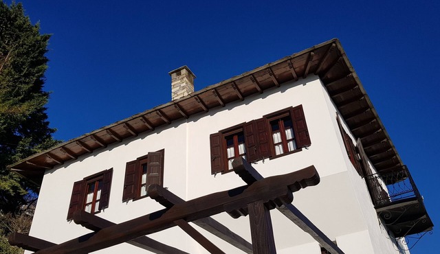 19th cent Stone Built Greek Mansion Villa Porteli