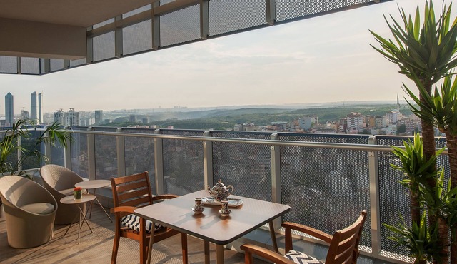 2+1 SHORT TERM RENTAL LUXURY IN MASLAK SARIYER AGAOGLU 1453