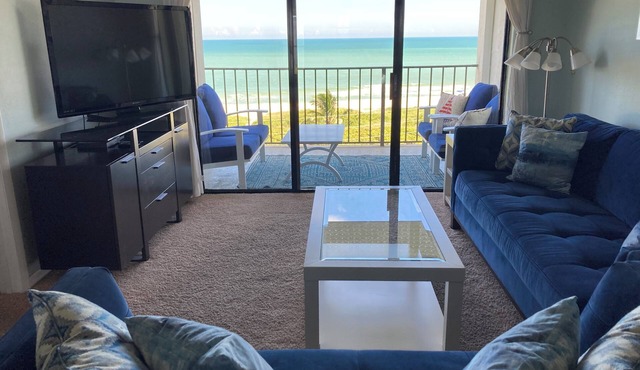 2/2 oceanview condo on N. Hutchinson Island between Fort Pierce and Vero Beach