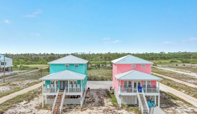 2 Beachfront Homes Private Pool + Beach Access Sleeps 24
