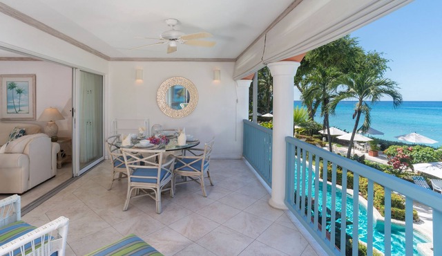 2 bed BEACHFRONT Apartment in Holetown, St. James
